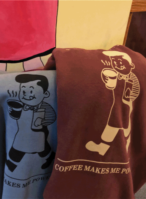 (당일출고) COFFEE 아저씨 기모 후드집업(40898)